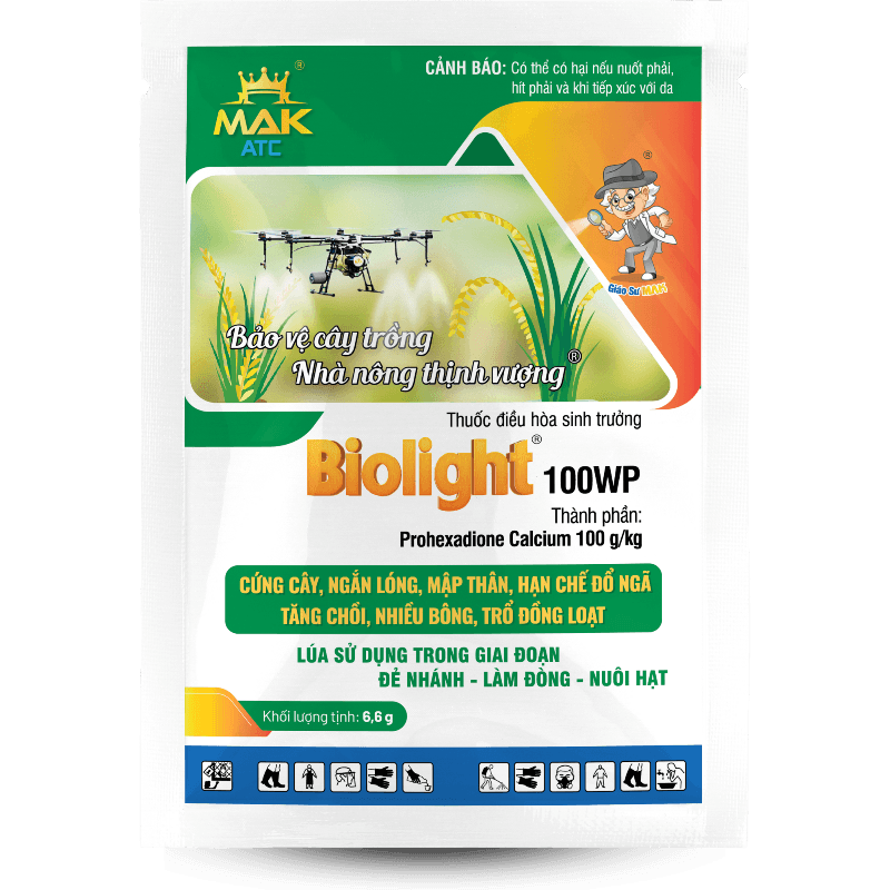 Thuốc điều hòa sinh trưởng BIOLIGHT 100WP - ATC (Dành cho cây ăn trái)